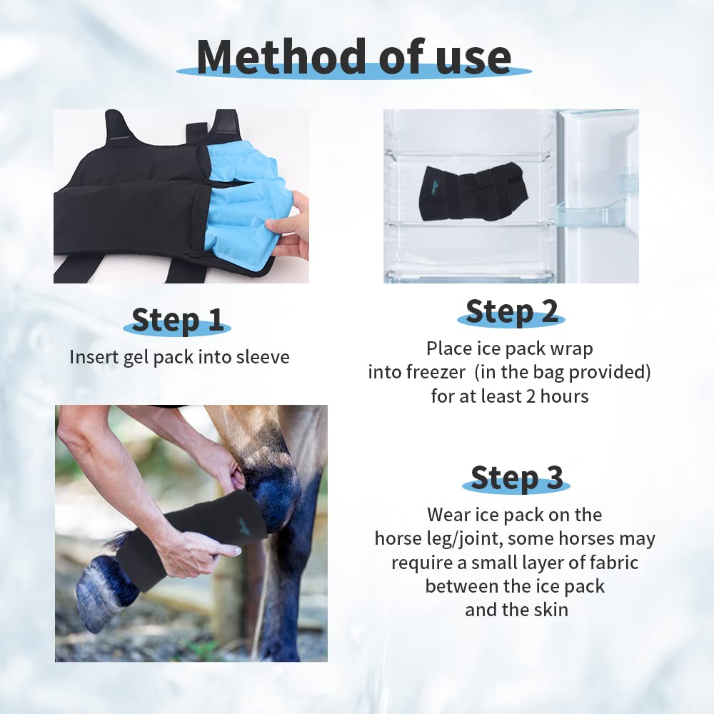 NEWGO freezer-storage image shows reusable cold-pack prep for on-hand relief
