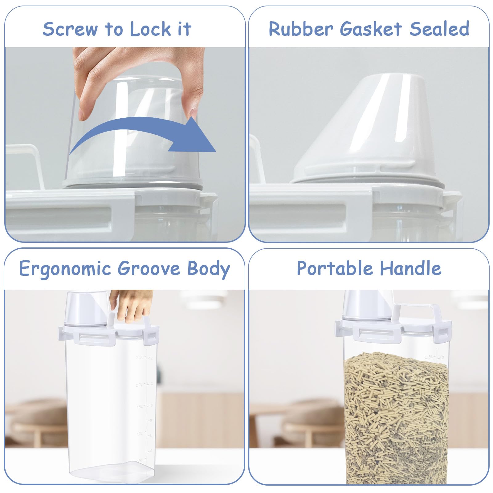 Newivi PP material litter bin delivers durable, long lasting performance.