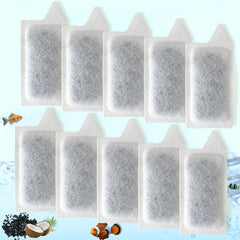 NEWKE 10-pack small replacement cartridges ready for quick tank maintenance.