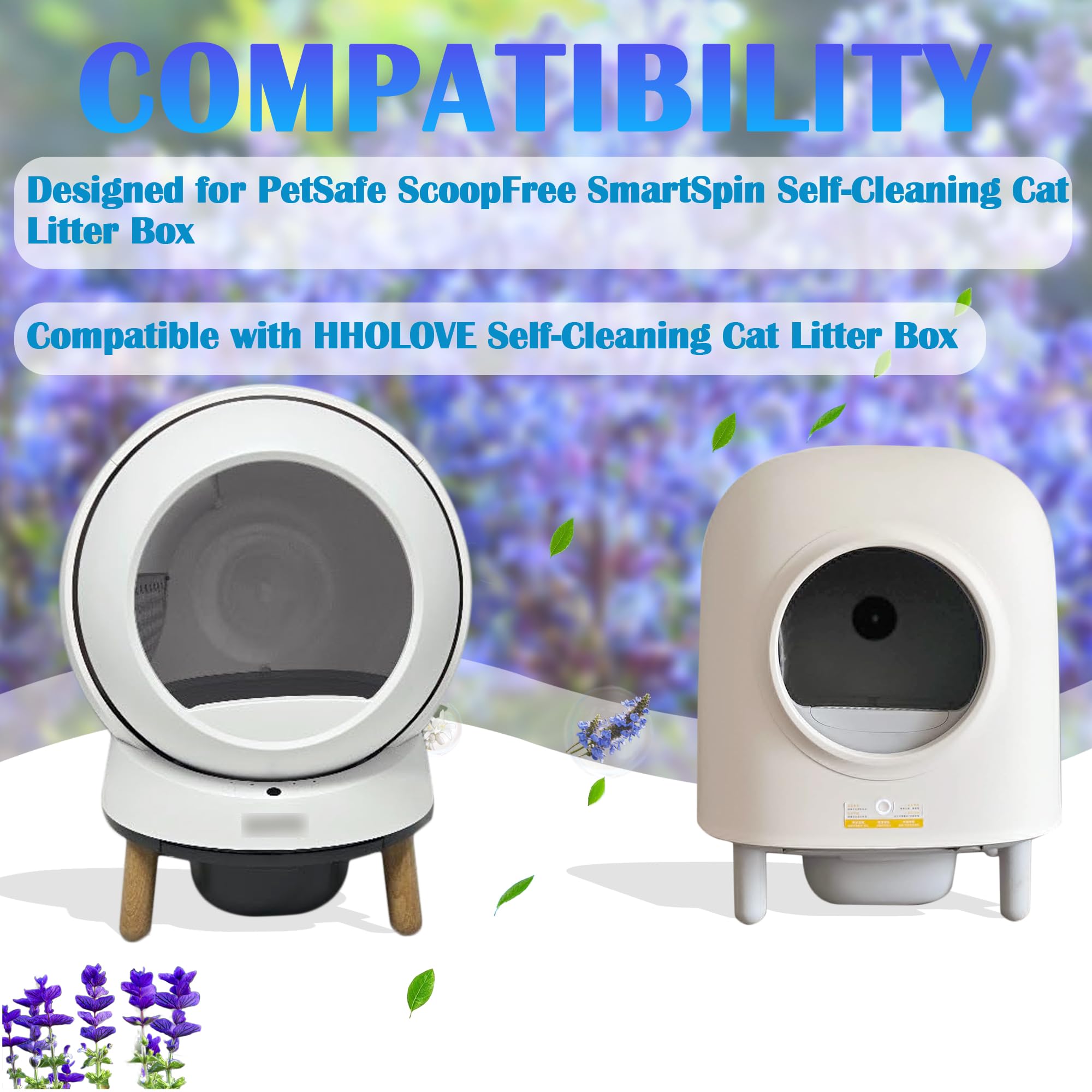 NEWKE deodorizer block with sage and cedarwood ingredients for natural odor control.