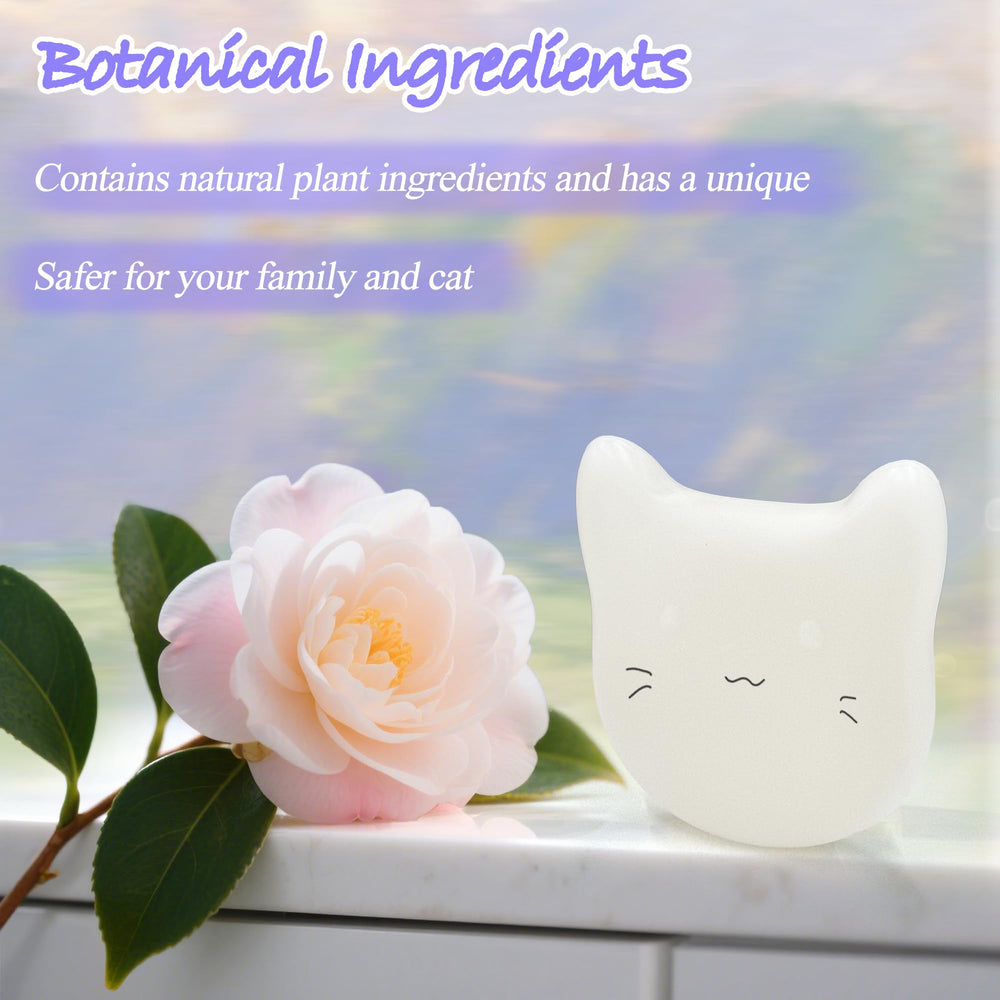 NewKe camellia-scent deodorizer releasing floral freshness for litter boxes.