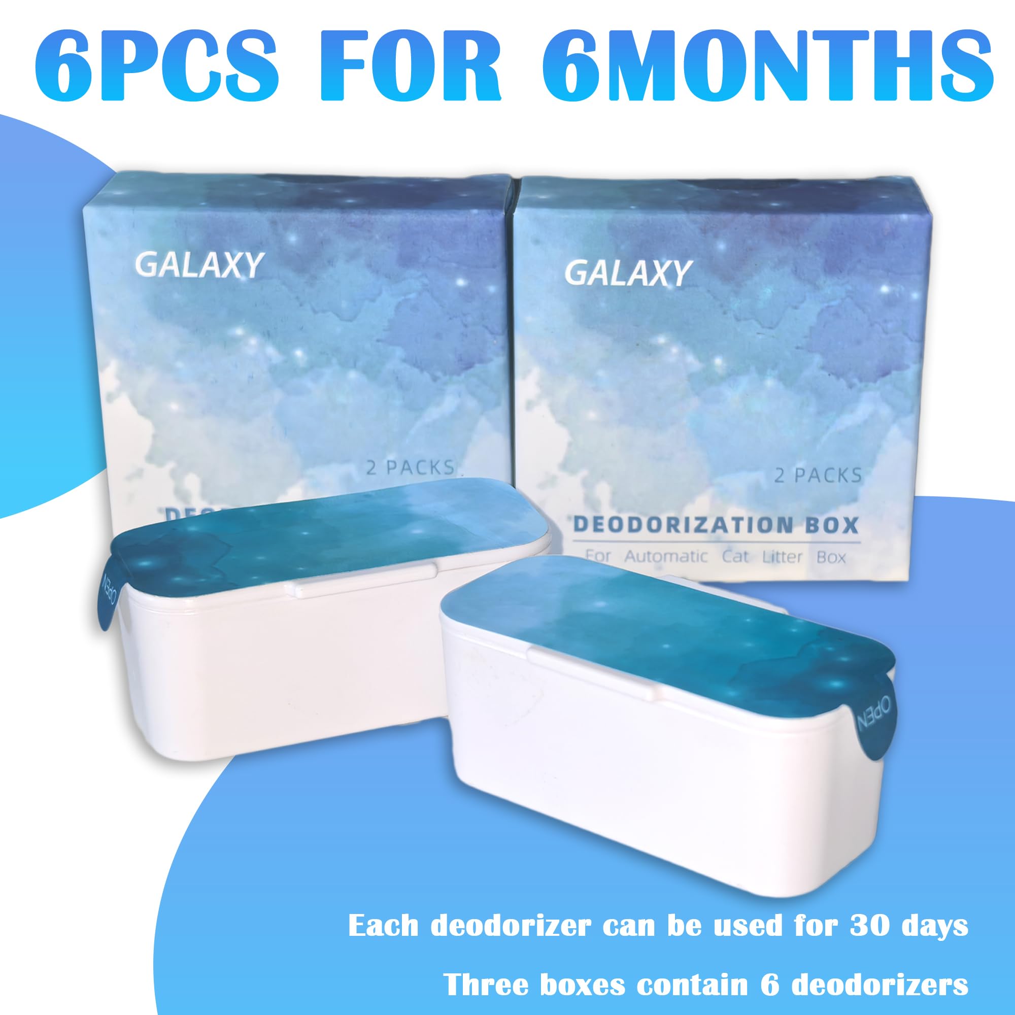 NEWKE giftable 6-pack packaging suited for pet lovers and new litter boxes.