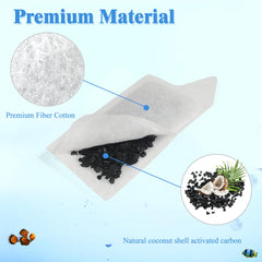 NEWKE tetra whisper s filter cartridge shows quick replacement for clean water.
