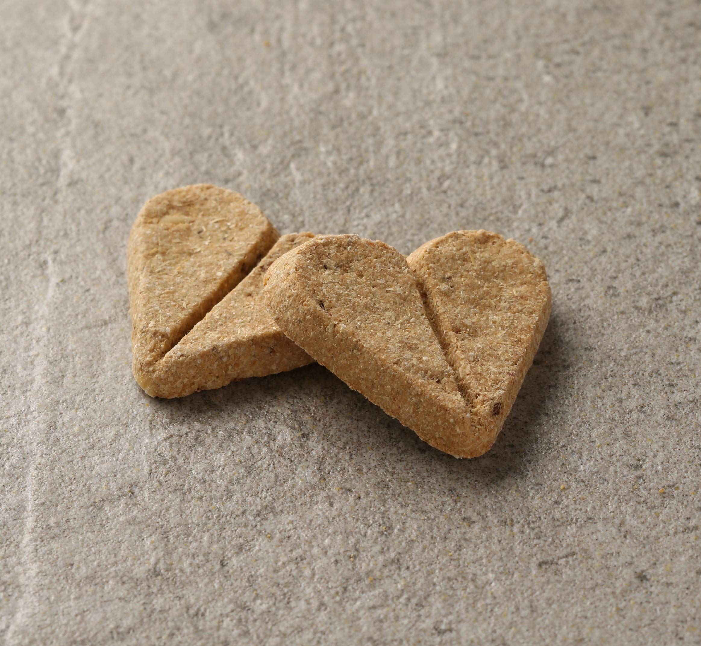 Newman's Own Dog Biscuits heart-shaped breakable treats for portion-controlled rewards.