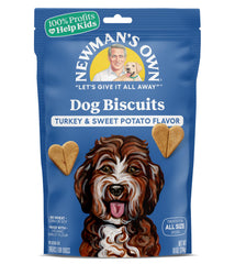 Newman's Own dog biscuits six-pack front view for convenient training rewards
