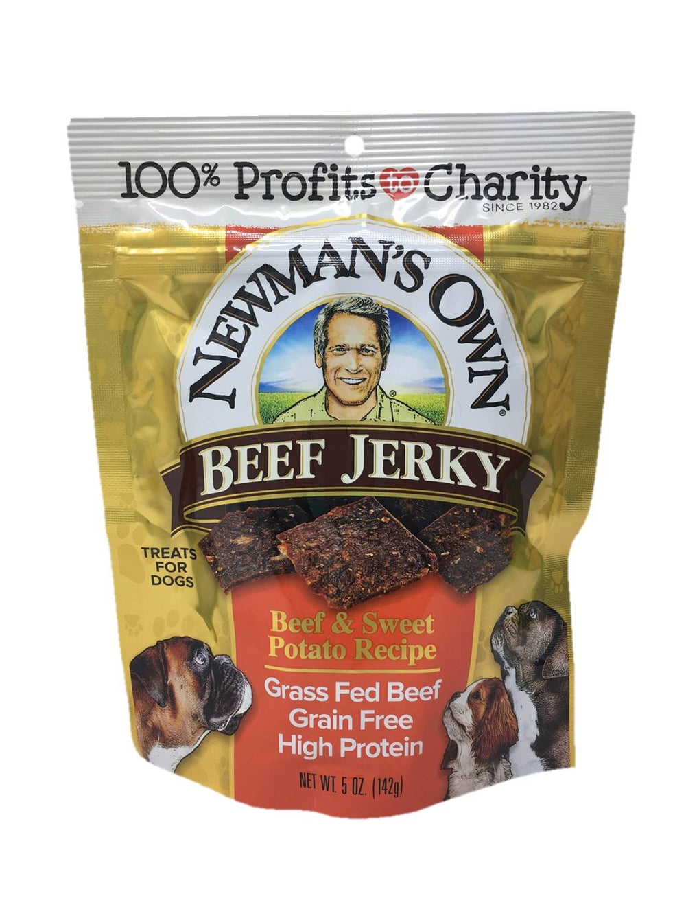 Newman's Own no artificial colors or flavors dog treats highlight clean ingredients.