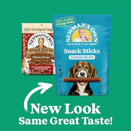 Newman's Own Snack Sticks for Dogs chicken 4-inch soft chew close-up