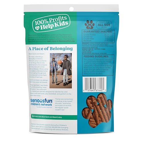 Newman's Own Snack Sticks for Dogs resealable pouch maintains freshness