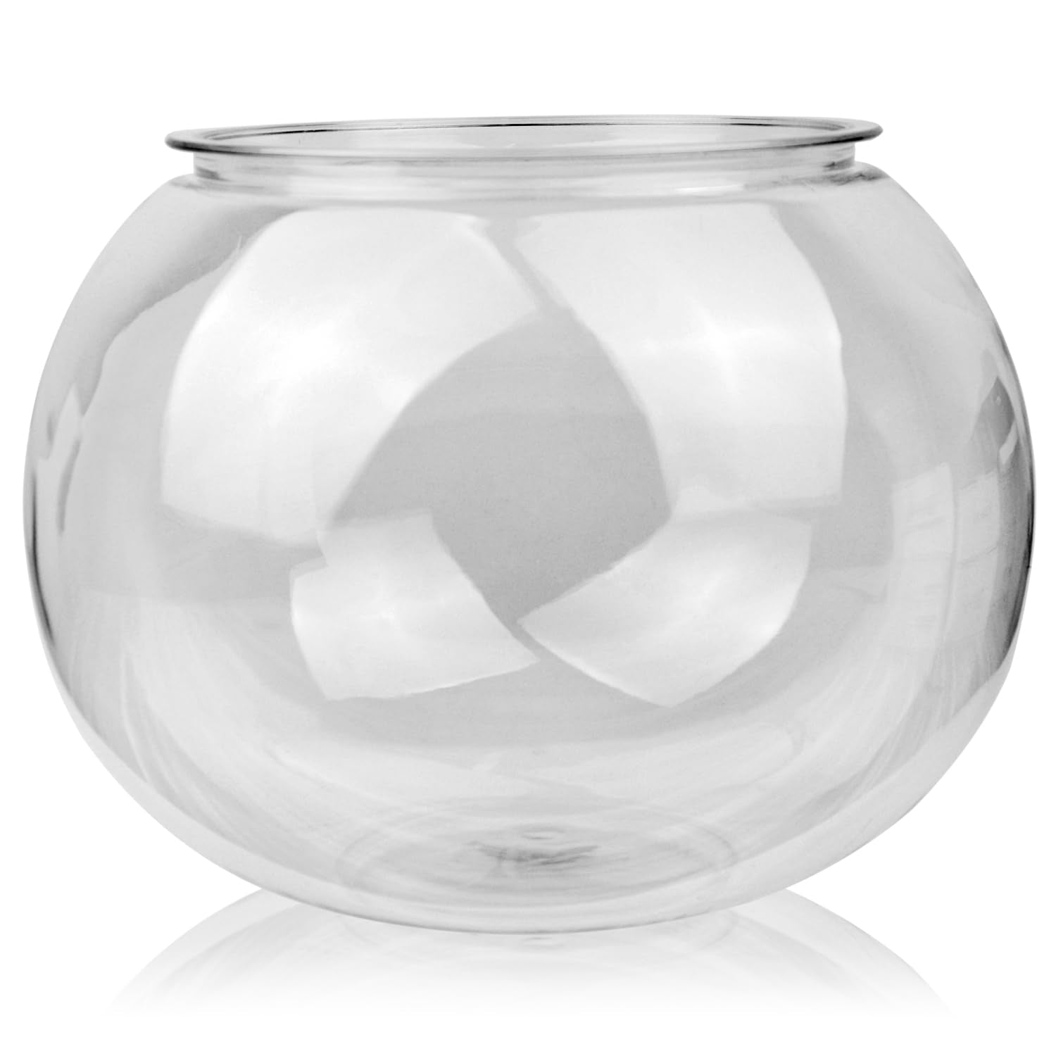 Newpol 3-gallon fish bowl dimensions 11.8 x 11.8 x 8.6 inches for placement reference