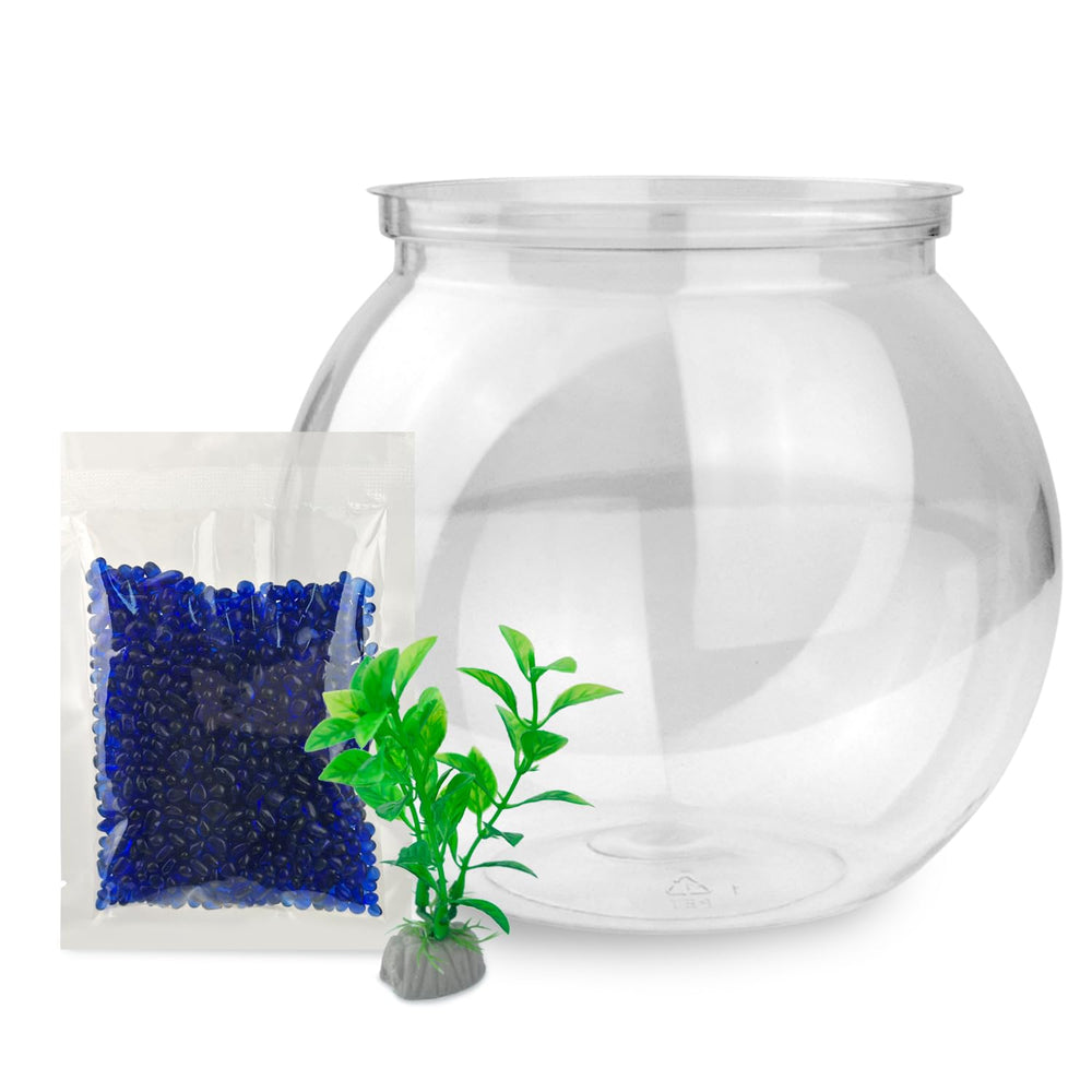Newpol Mini Aquarium clear PET plastic offers bright clarity and durable use