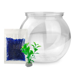 Newpol Mini Aquarium clear PET plastic offers bright clarity and durable use