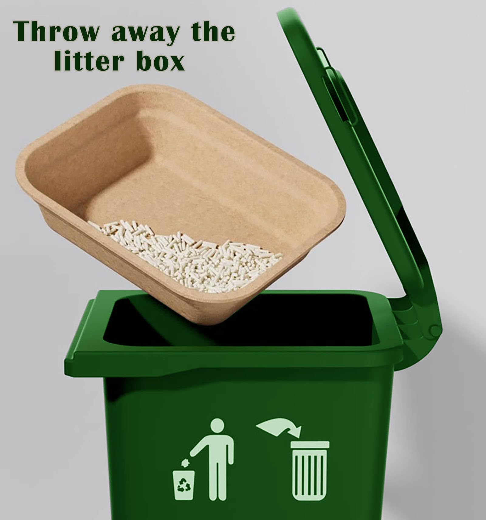 Nexboraque portable cat litter box shown for car or travel use