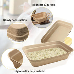 Nexboraque pulp material close-up highlights safe, odour-free base