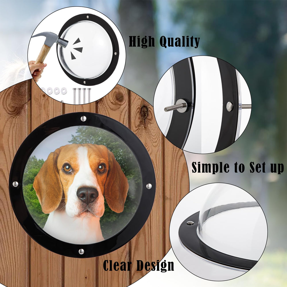 Nexboraque scratch-resistant PS material ensures long-lasting pet window durability.