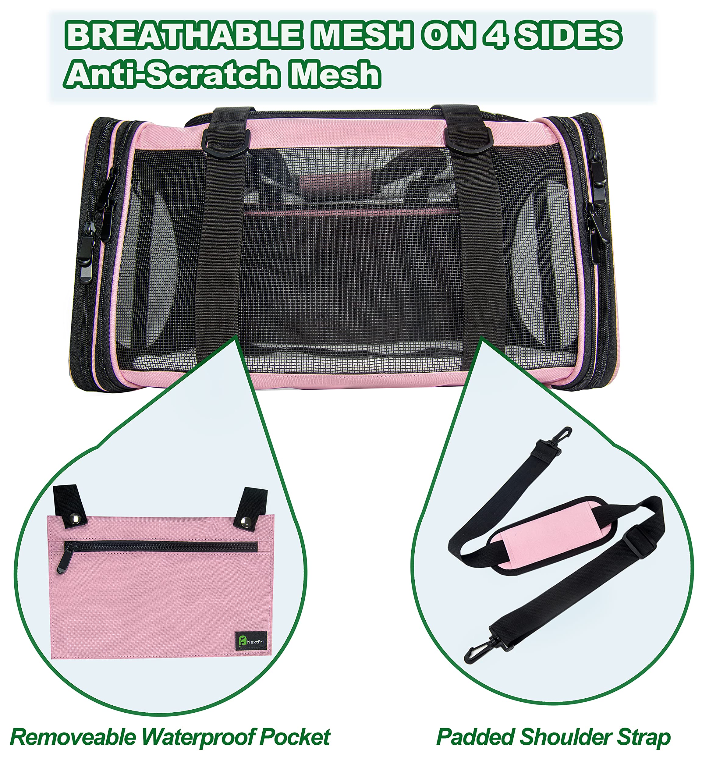 NextFri back strap attaches to luggage for hands-free travel