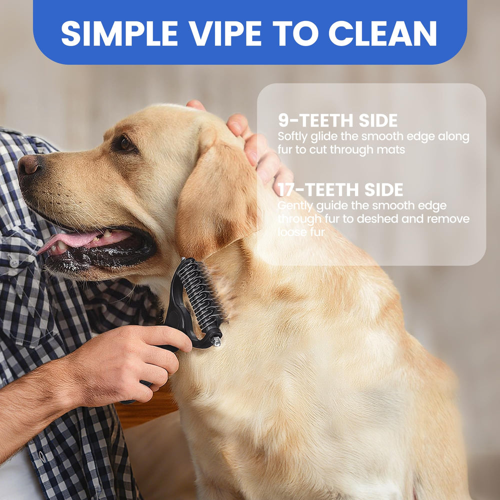 Neyakopaw undercoat rake for dogs and cats tackles dense fur and mats