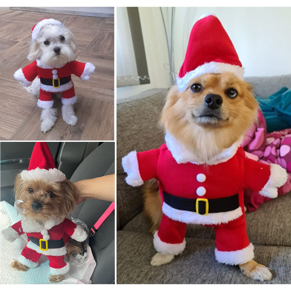 nezababycos cat Christmas costume red fits pets for cute celebrations.