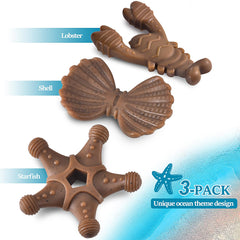 NEZIN dog toy shells nylon supports engaging, interactive chewing sessions