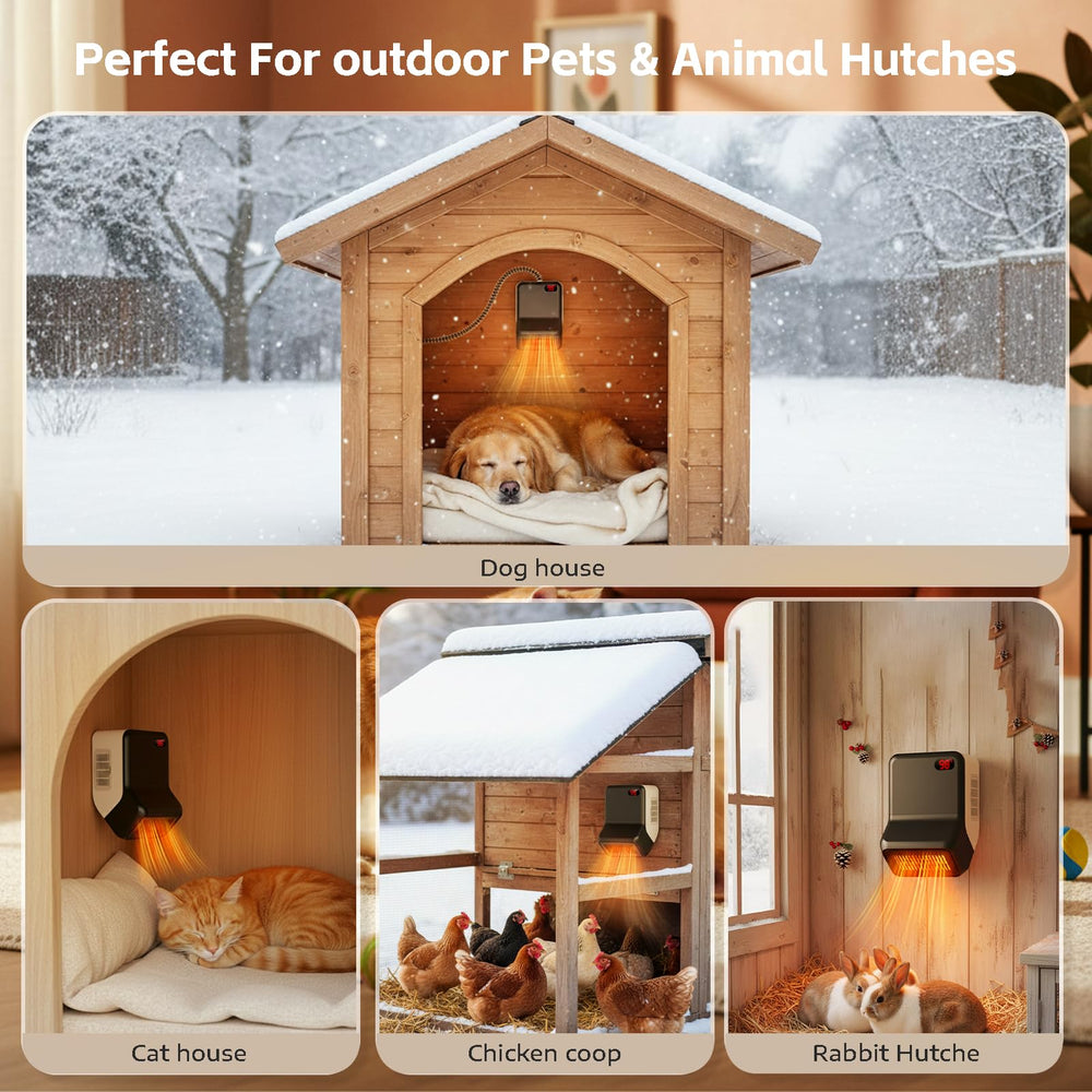 Nfoehu heater offers wall-mount or floor-standing options.