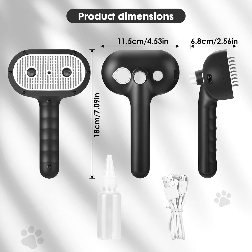 ngfhf Cat Steam Brush gift packaging highlighting a premium grooming gift.