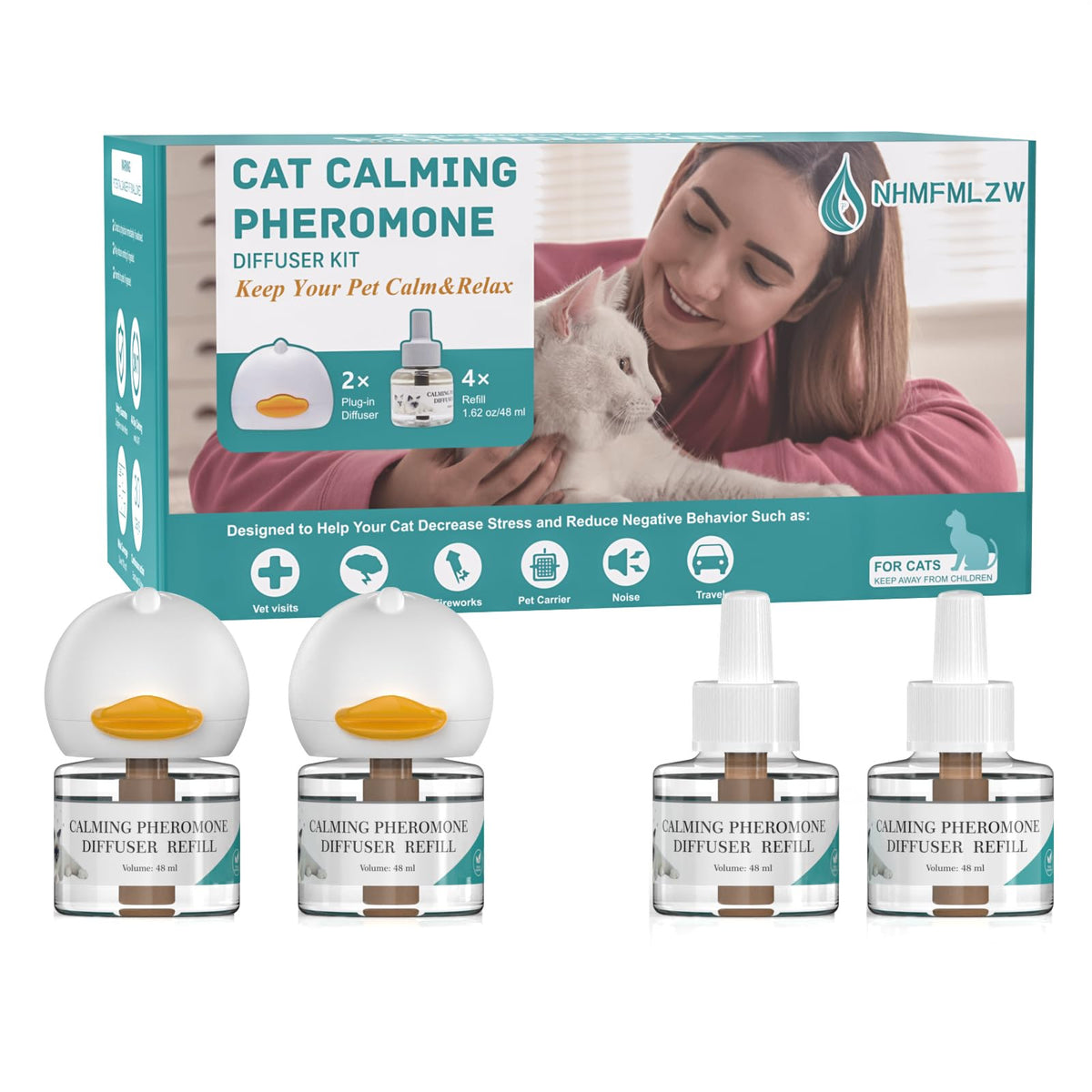 NHMFMLZW cat pheromones diffuser outlet calming living room for anxiety