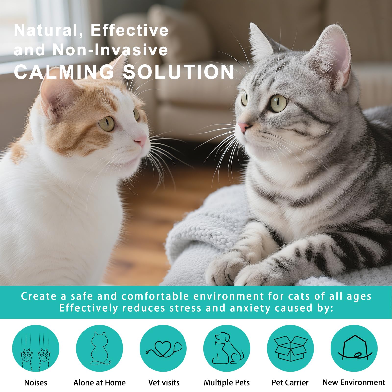 NHMFMLZW cat pheromones refill 48ml highlighting long-lasting calm