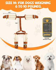 NHWNHW dog suspender boots reflective ankle straps improve night-time visibility