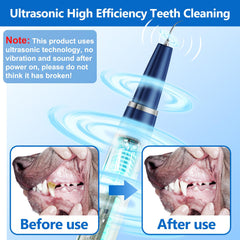 Ni-SHEN dental cleaning kit four-pack in blue offering comprehensive home dental maintenance for pets.