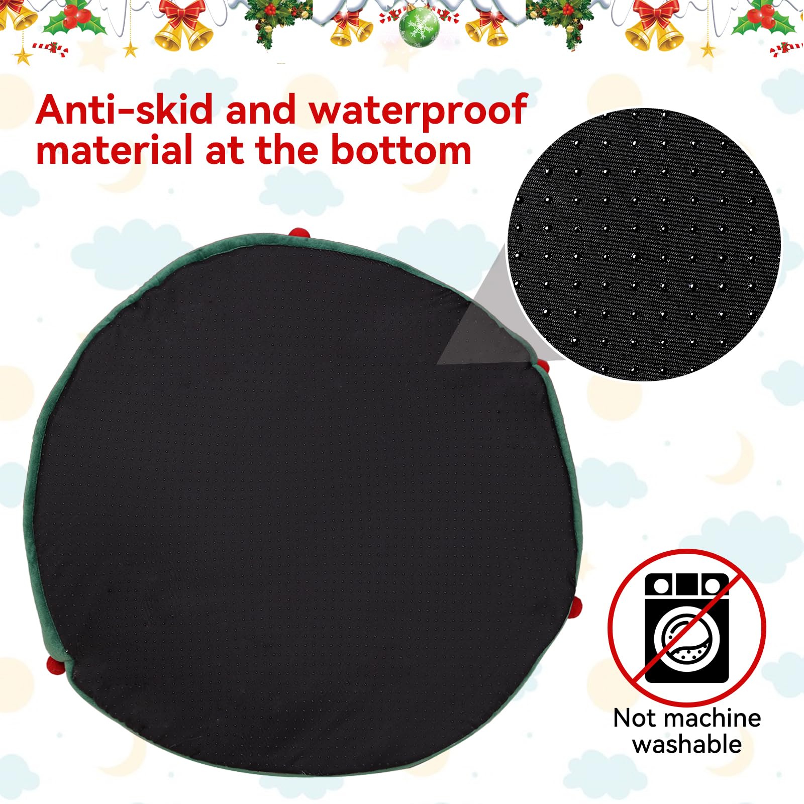 NIBESSER cat bed features detachable cushion for easy cleaning.