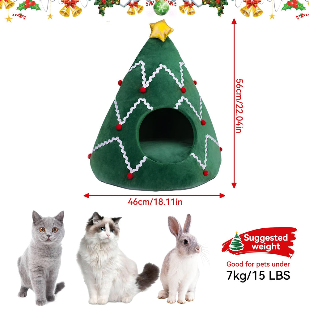 NIBESSER cat bed height 20.8 inches creates a snug den-like retreat.