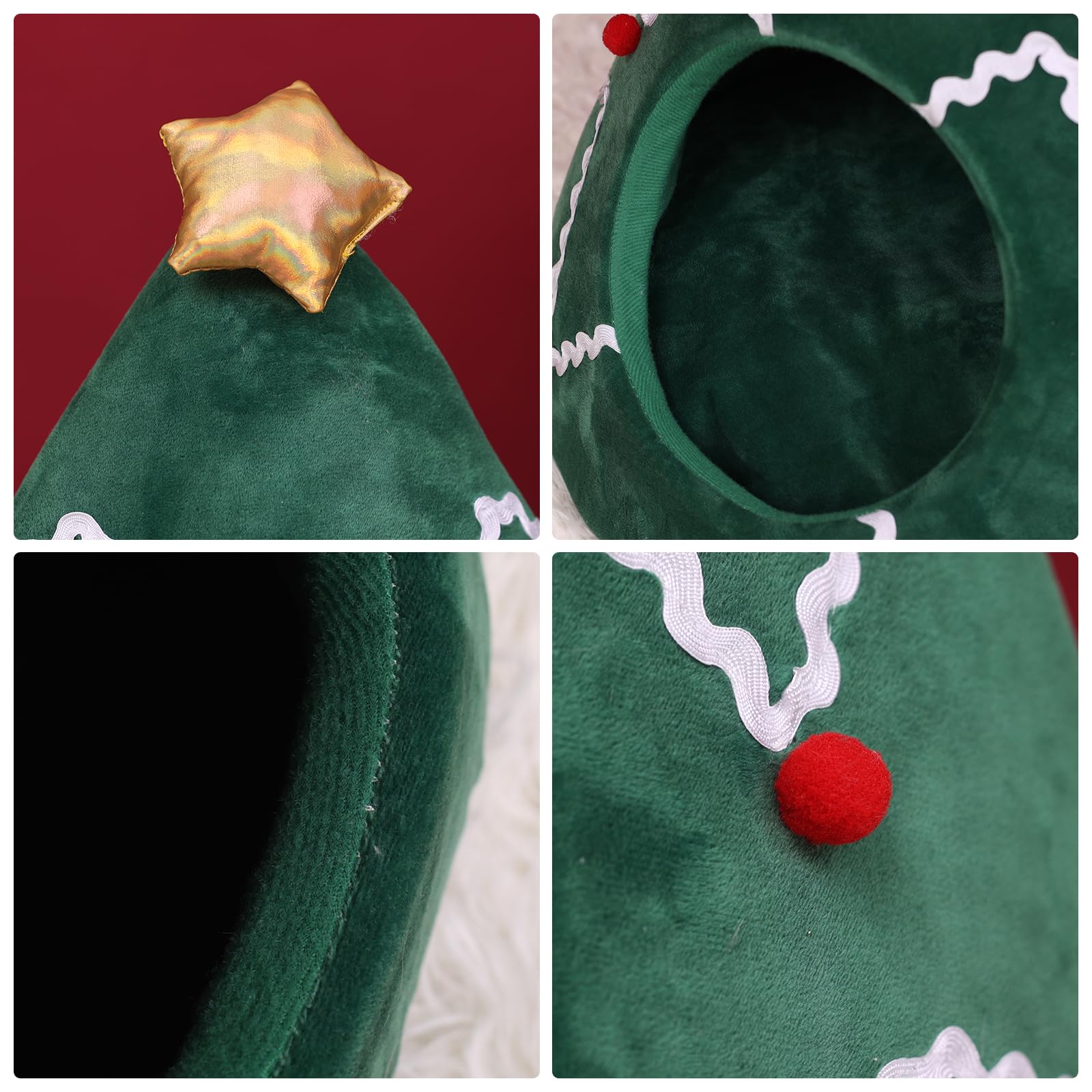 NIBESSER cat bed top is removable for versatile use and easy cleaning.