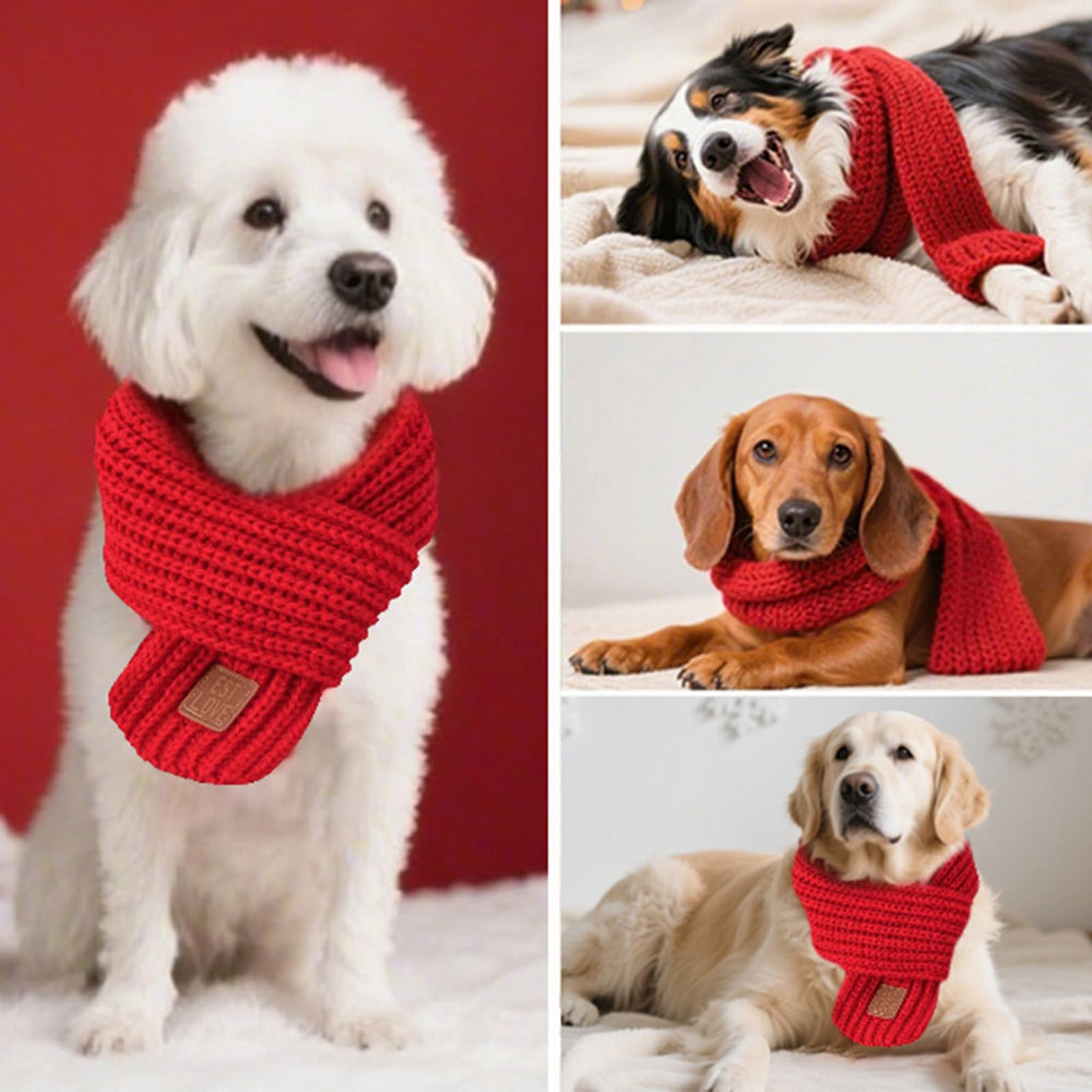 Nibnozy dog christmas bandana gift-ready pack enhances holiday gifting.