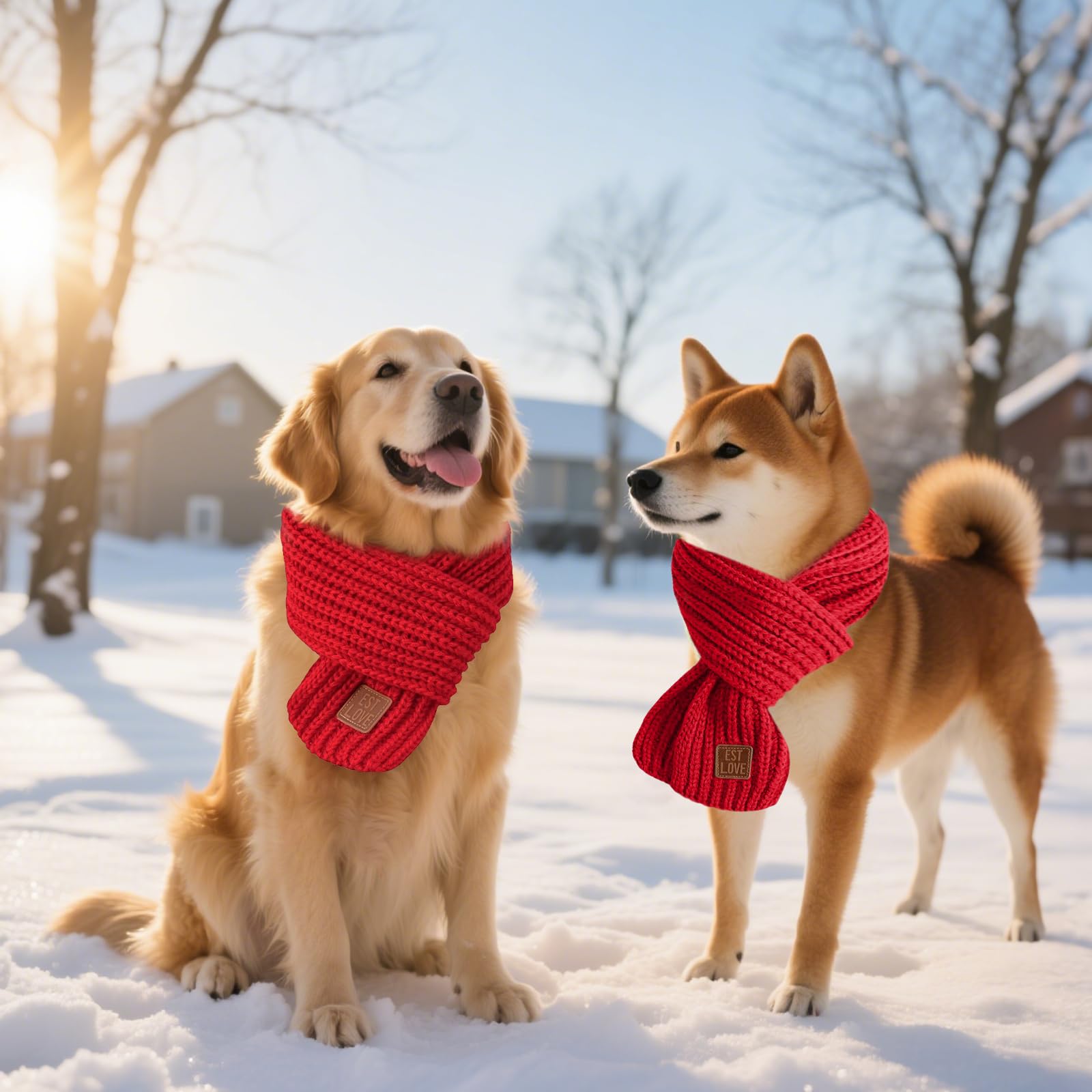 Nibnozy dog christmas bandana green side-worn showcases versatile holiday style.