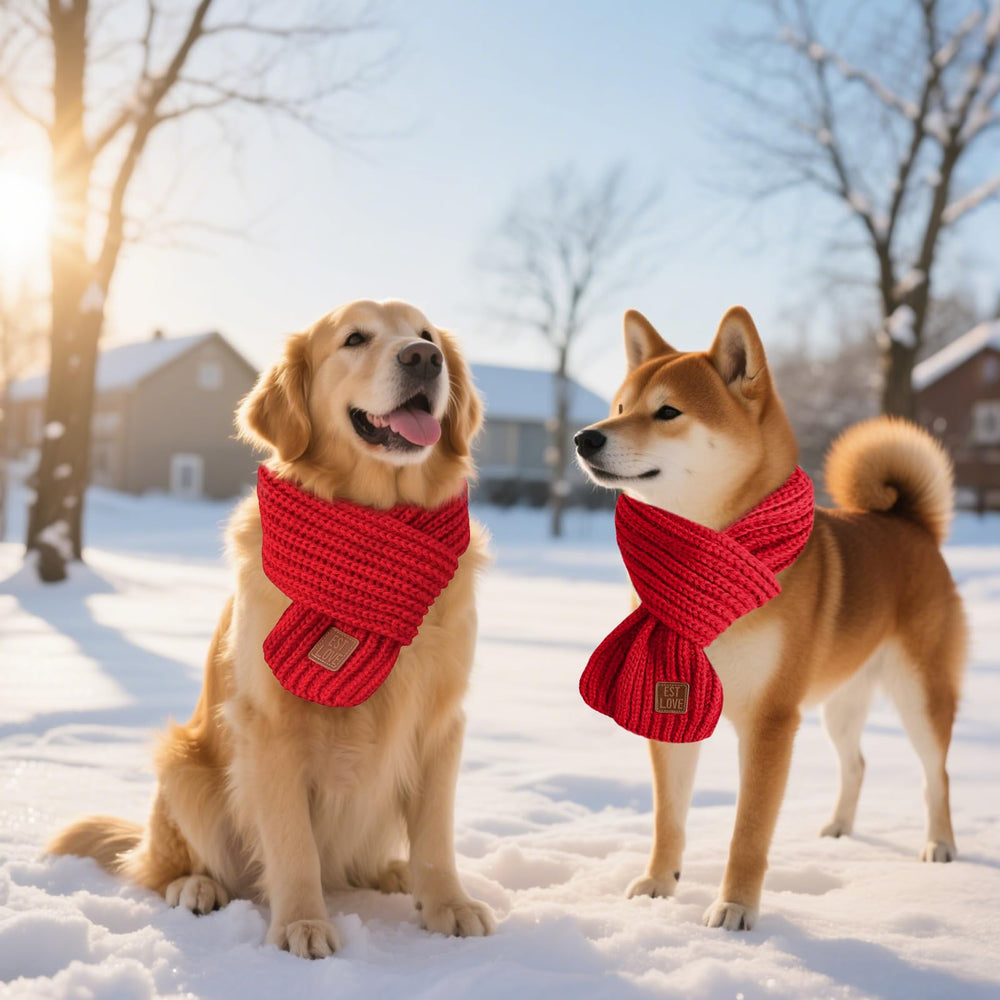 Nibnozy dog christmas bandana green side-worn showcases versatile holiday style.