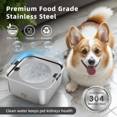 Nicelock large-capacity 101oz bowl reduces refills for multi-pet households.