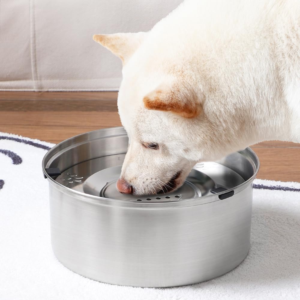 Nicelock 3L capacity image shows large bowl, reducing refills for multiple pets