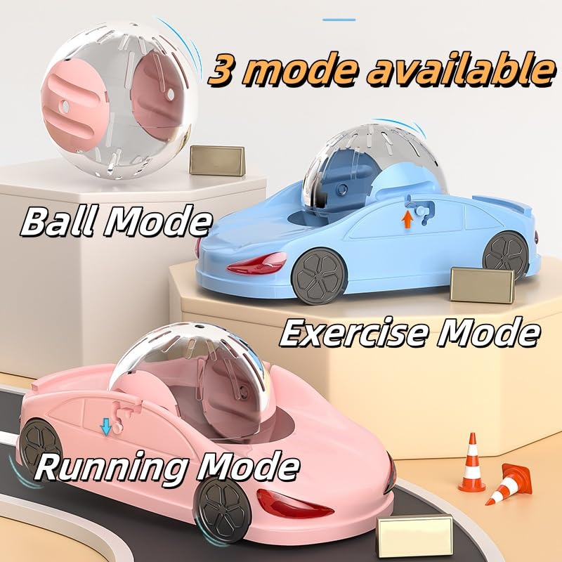 Nicerice hamster sports car ventilation vents enabling safe breathing