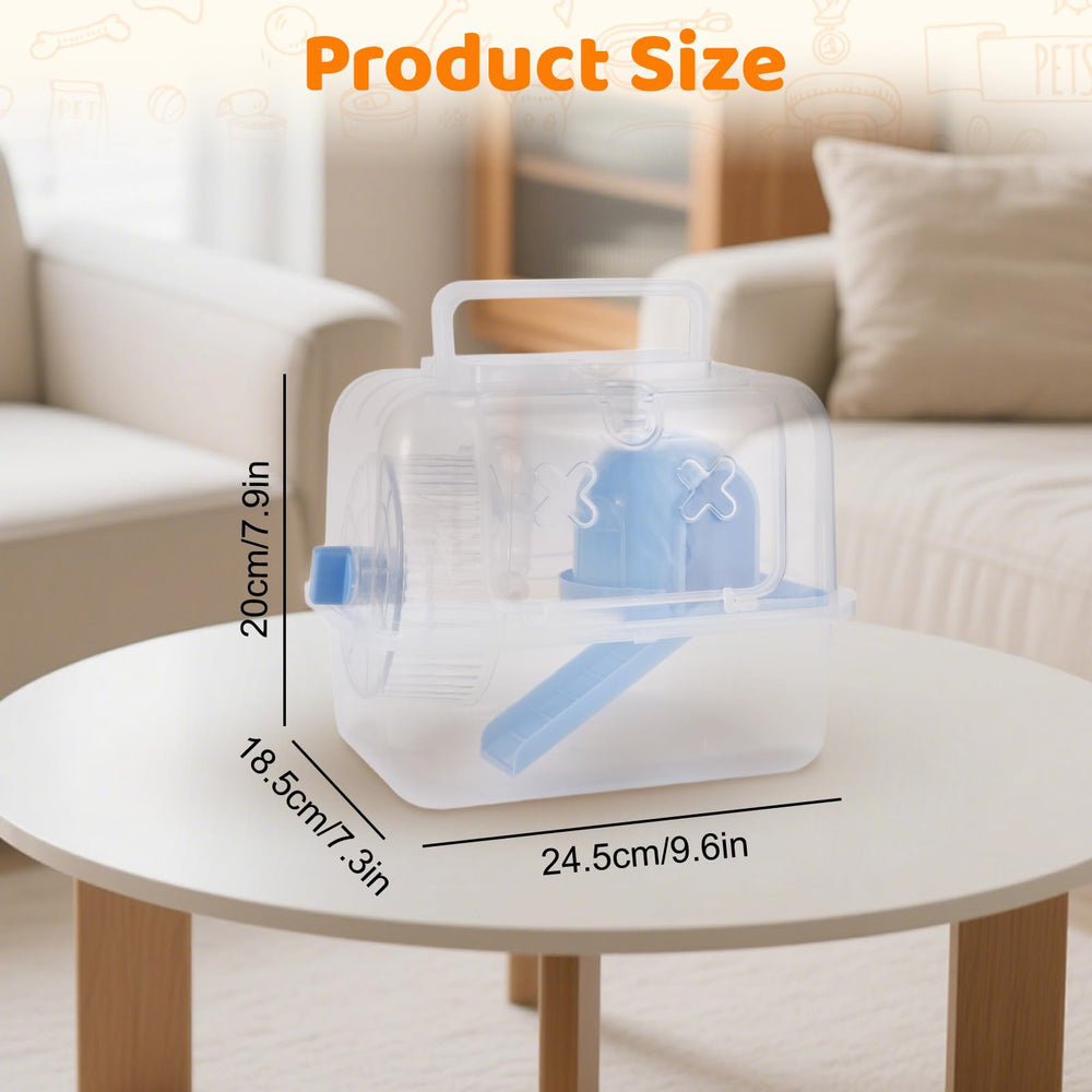 Nicerice blue Style B travel cage ready for outdoor adventures and home use.