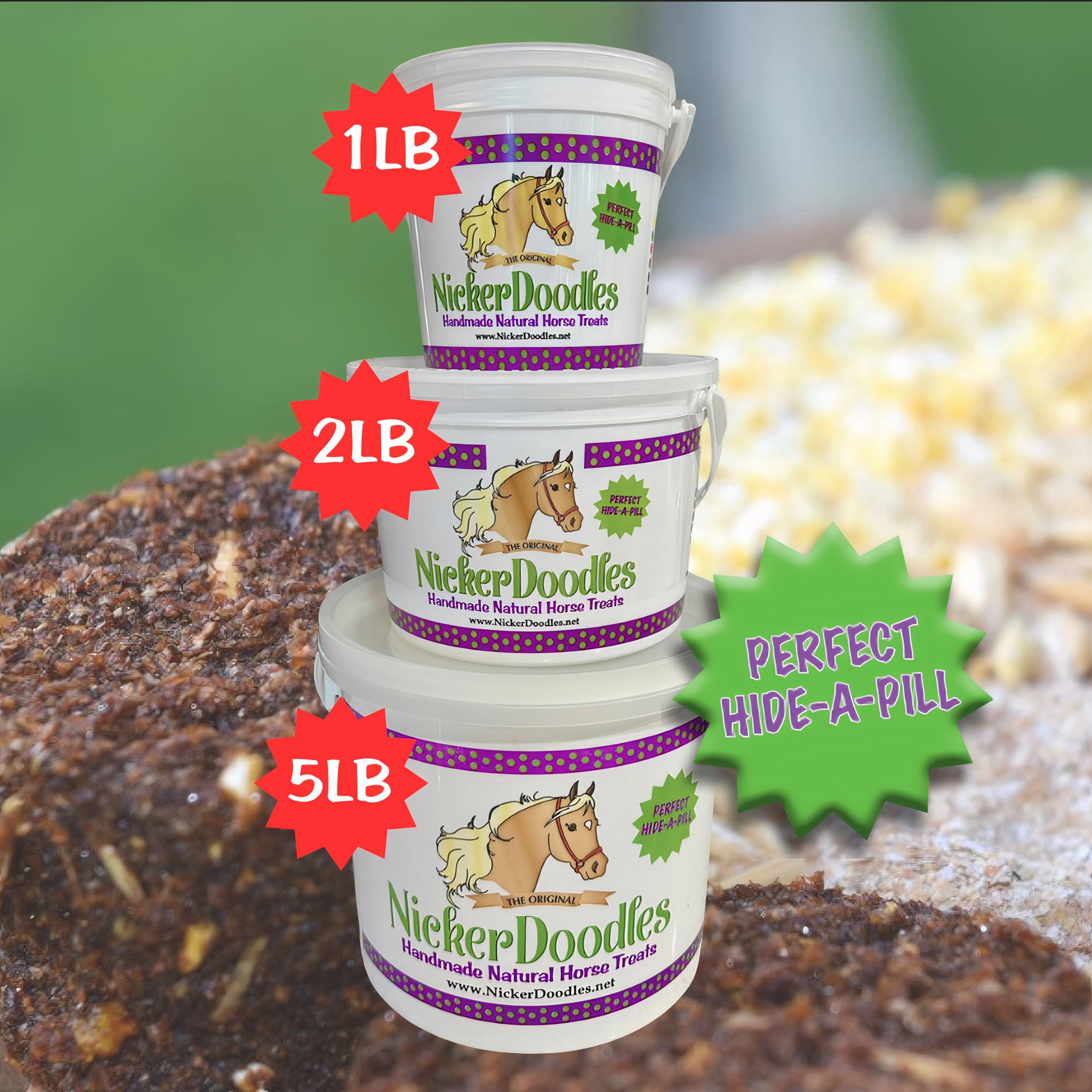NickerDoodles-pilling-ease during feeding demonstrates easy pill delivery.