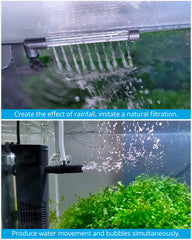 NICREW Aquarium Internal Filter filter-foam-detail traps debris and odors for clearer water.