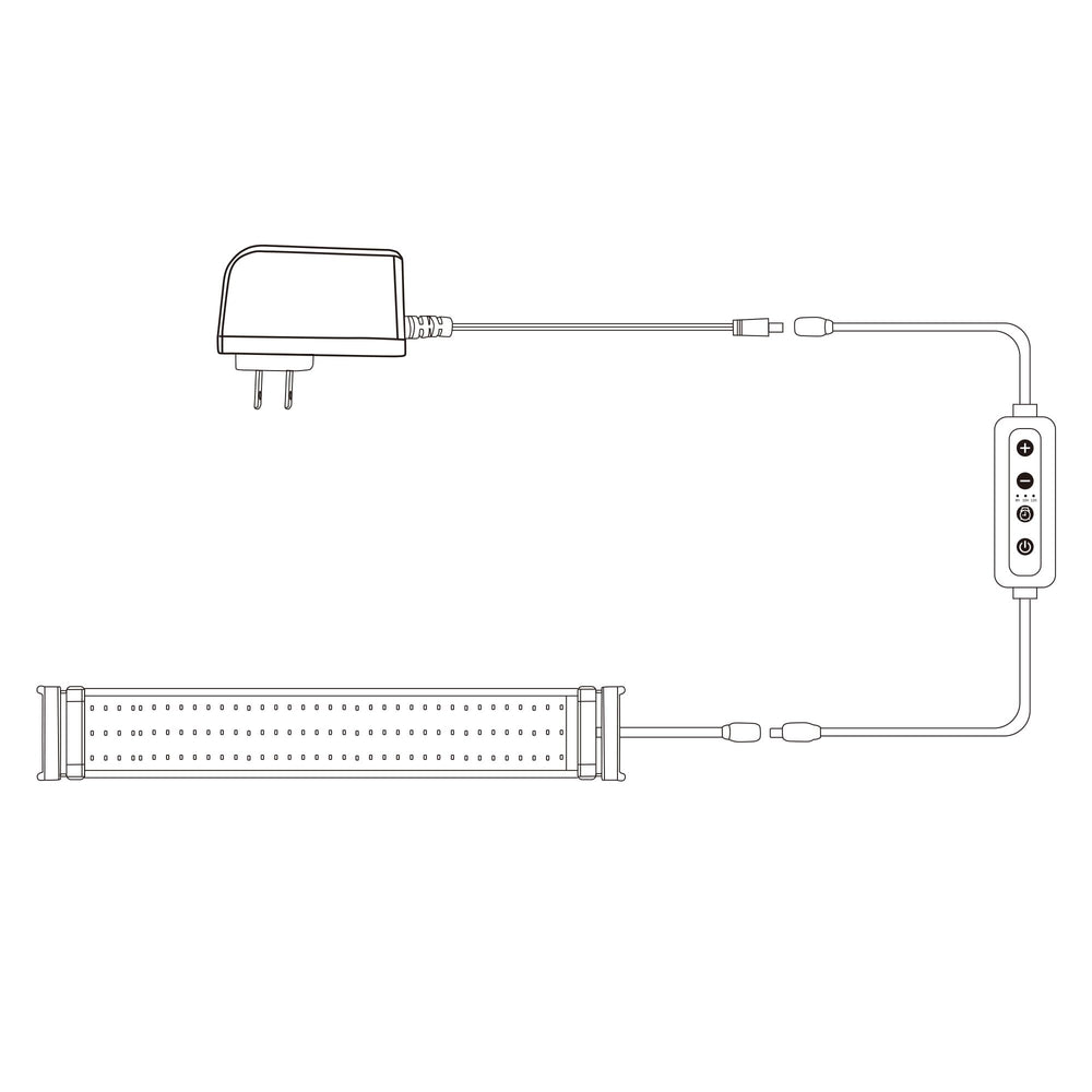 NICREW compatible with 5.5mm x 2.1mm barrel connectors and 5–24V LEDs.