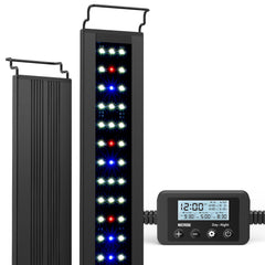 NICREW C10 Plants LED light front view showing slim, sturdy design for large tanks