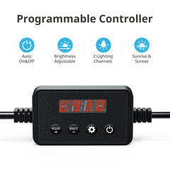 NICREW ClassicLED Plus LED Aquarium Light CRI 91 preserves true colors of aquatic life.