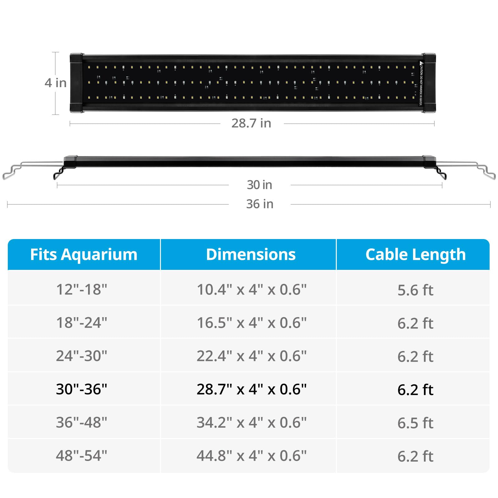 NICREW ClassicLED Plus LED Aquarium Light dawn-dusk cycle creates natural lighting transitions for aquarium health.