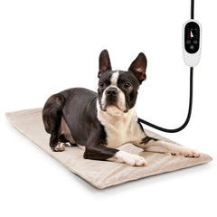 NICREW dog heating pad removable cover shows a clean, washable surface for easy upkeep