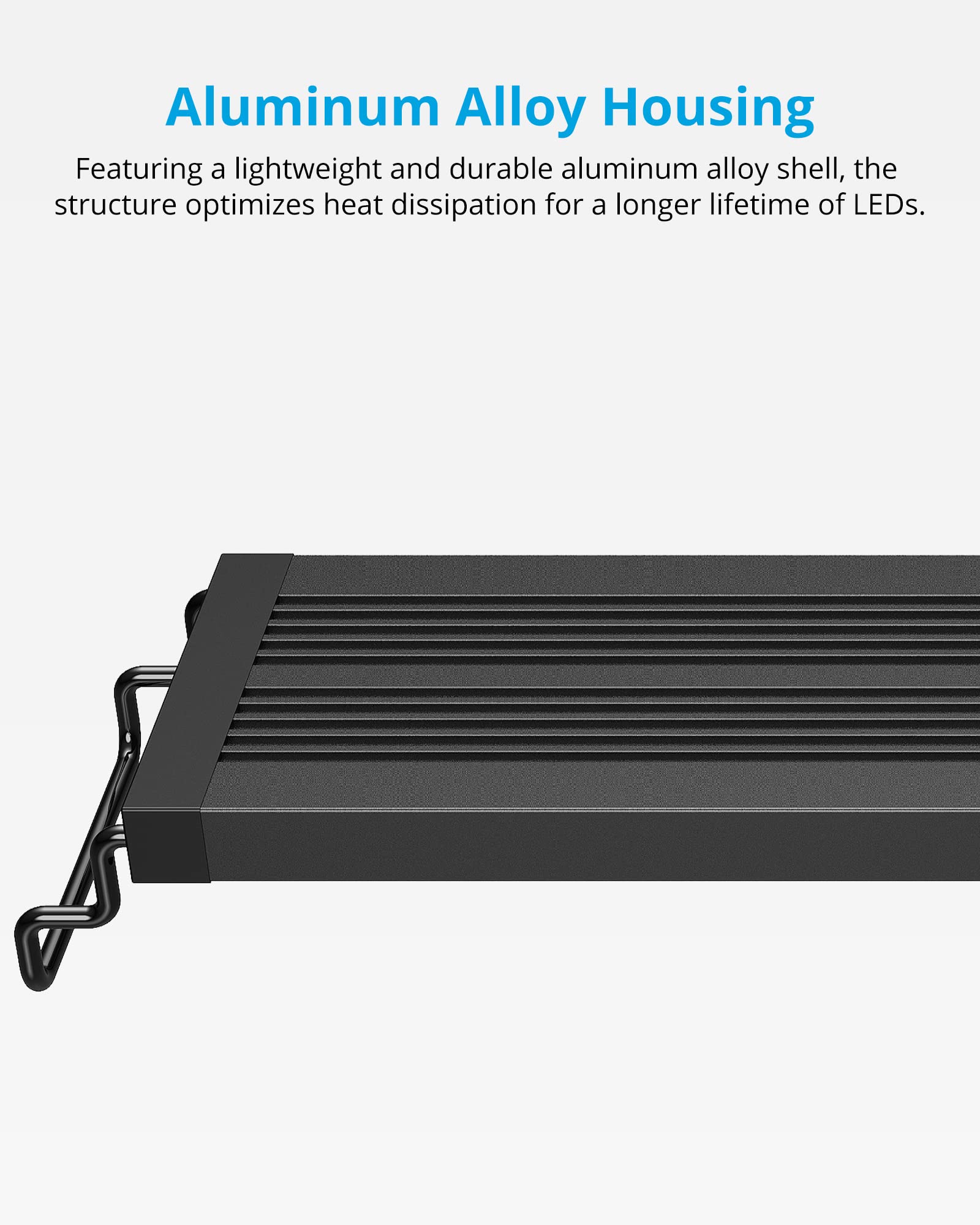NICREW SkyLED Plus water-resistant fixture withstands humidity and splashes.