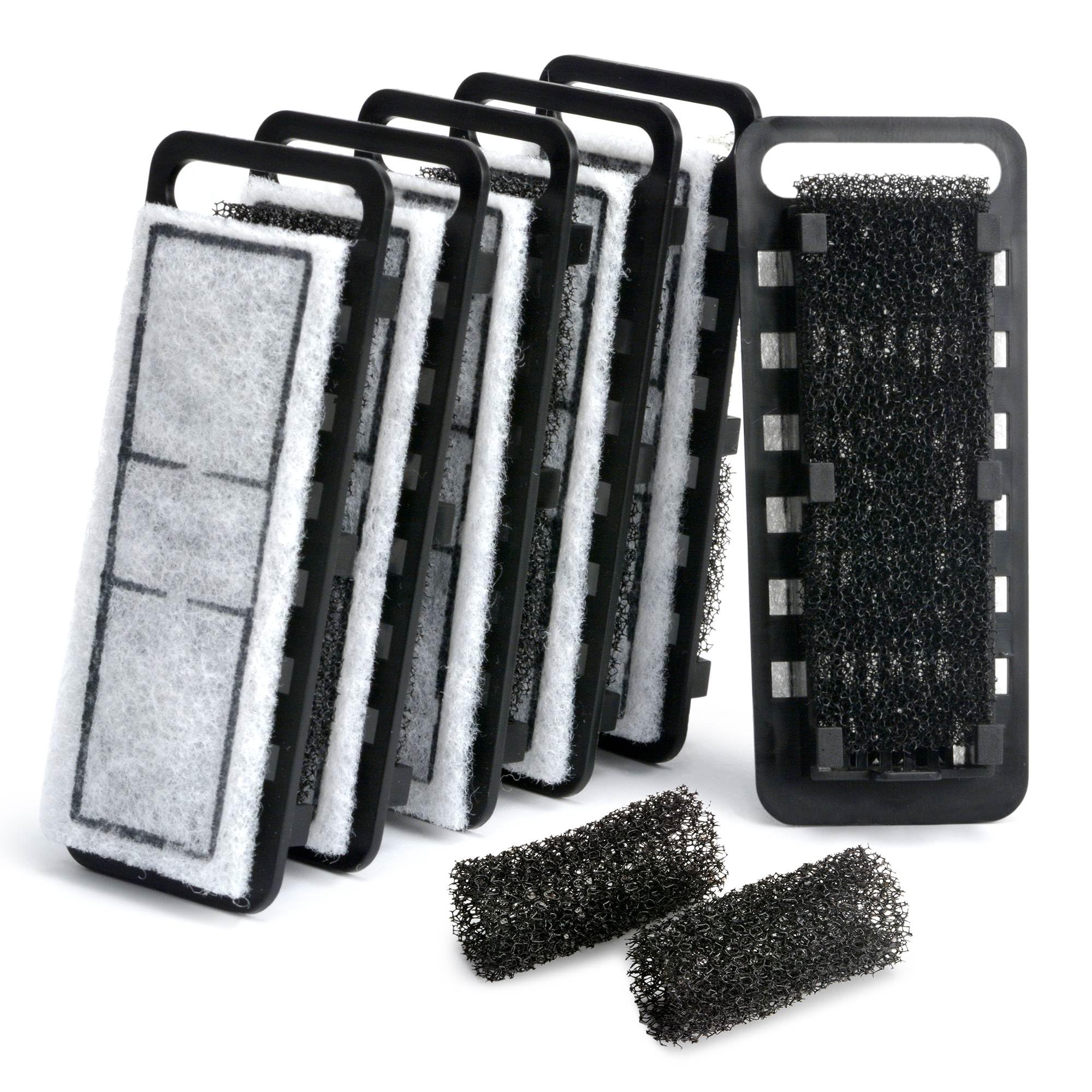 NICREW Slim filter cartridge pack ready for installation keeps aquarium water clear