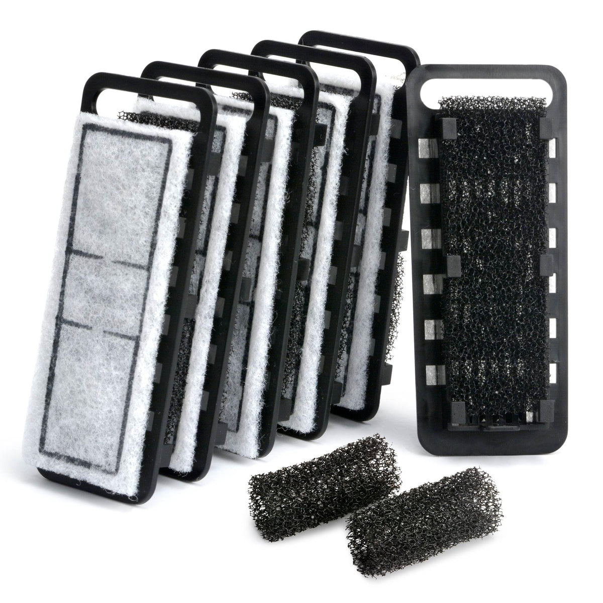 NICREW Slim filter cartridge pack ready for installation keeps aquarium water clear