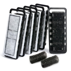 NICREW Slim filter cartridge pack ready for installation keeps aquarium water clear