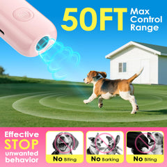 Nicuzm bark deterrent wrist-strap view for easy hands-free training.